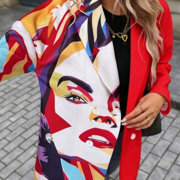 Women Casual Fall/Winter Long Sleeve Regular Outing Overcoat - Picture 5 of 7